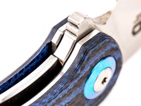Складной нож Bestech Knives ASCOT, D2, Черно-синий карбон