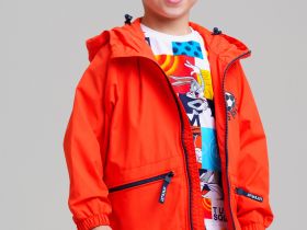 Куртка текстильная с полиуретановым покрытием для мальчиков (ветровка)