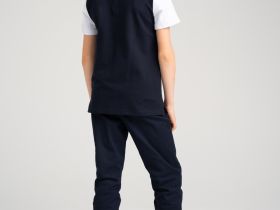 Сорочка трикотажная с воротником поло для мальчиков