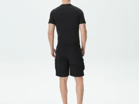 Мужские шорты Lacoste из хлопка и льна