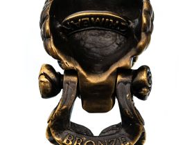 Замок для браслета из паракорда "Скифский Лев", латунь