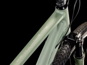 Дорожный велосипед Cube Nature SLX, год 2025, цвет Серый-Зеленый, ростовка 23