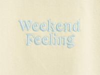 Футболка оверсайз с вышивкой, Желтый