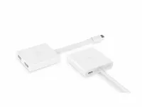 Адаптер Xiaomi Type-C - USB/HDMI (MZJQCH2TM) (белый)