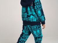 Толстовка на молнии из футера для мальчика