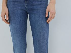 Джинсы Skinny с высокой посадкой, Синий