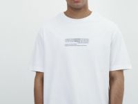 Футболка с текстовым принтом, Белый