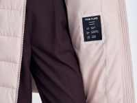 Пуховое пальто с капюшоном