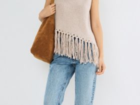 Прямые джинсы с подворотами, Голубой