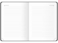 Ежедневник недатированный, кожзам OfficeSpace "Elastic band" A5 136 л, синий