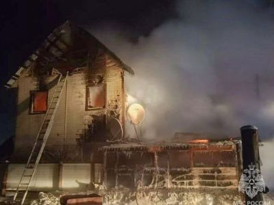 Пять человек погибли при пожаре в частном доме в Октемцах