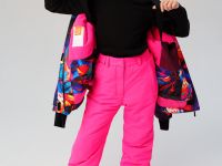 Куртка текстильная с полиуретановым покрытием для девочек