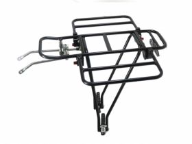 Багажник Ostand CD-266 регулируемый 24"-28" с дополнительным расширением (черный)