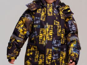 Комплект текстильный с полиуретановым покрытием для мальчиков: куртка, полукомбинезон