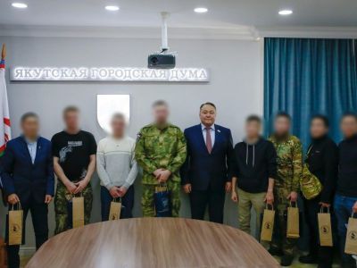 Председатель Якутской гордумы встретился с бойцами СВО и их родными