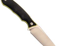 Нож Коршун Техно малый, сталь VG-10, рукоять G10 черно-желтый