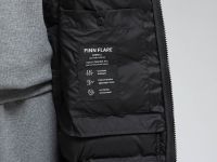 Утепленное полупальто с капюшоном