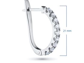Серьги из белого золота э4712сг04201467