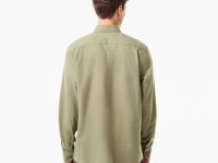 Мужская рубашка Lacoste из смеси хлопка и шерсти