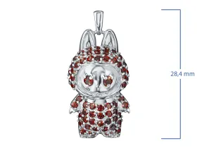 Подвеска из серебра с аметистами э0607пд10250366