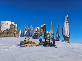 Арктическая снегоходная экспедиция «К Каменным Людям Сундуруна через кряж Суор Уйата».