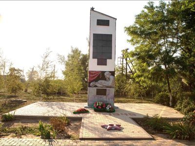 Братская могила советских воинов, погибших в период Сталинградской битвы