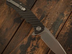 Складной нож CJRB Taiga, сталь D2, карбон