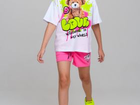 Шорты трикотажные для девочек, 2 шт в комплекте