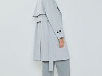 Длинный плащ, Серый