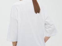 Футболка унисекс из хлопка оверсайз силуэта