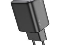 Сетевое зарядное устройство Hoco (N42) Elogiado 2xType-C/PD 45W charger (EU) (черный)
