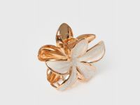 Заколка-краб для волос для девочек, Белый