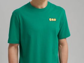 Футболка прямого кроя из джерси