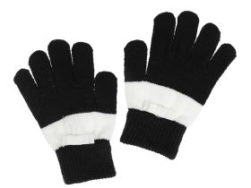 Комплект для девочки: шапка, перчатки