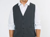 Жилет в полоску O'STIN x Яндекс Книги, Серый