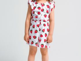 Комбинезон детский трикотажный для девочек