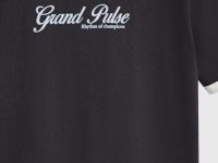 Футболка с текстовым принтом, Коричневый