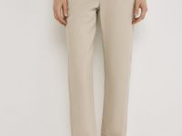 Брюки-чиносы с поясом, Бежевый