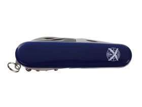 Нож перочинный Stinger 90 мм, 11 функций, синий, в блистере