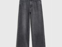 Прямые джинсы для девочек, Серый