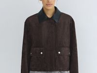 Замшевая куртка, Коричневый