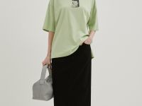 Футболка из хлопка с принтом