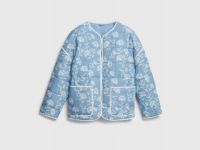 Легкая стеганая куртка, Синий