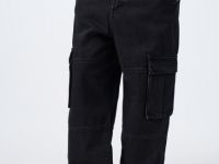 Свободные джинсы-карго, Серый