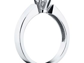 Кольцо из белого золота с бриллиантом э4001кц05166200