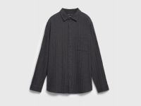 Рубашка с длинным рукавом, Серый
