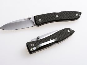 Нож складной LionSteel 8800 BK Opera, сталь D2 Tool Steel, рукоять стеклотекстолит G-10, черный