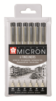 Набор линеров Sakura "PIGMA MICRON" 6 шт