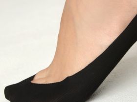 Следки Socks, бежевые/черные