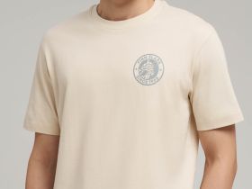 Футболка свободного кроя из джерси